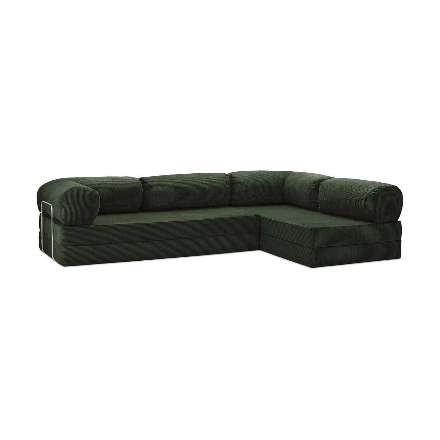 Teddy Sofa Open End L-Shape - Emerald 1
