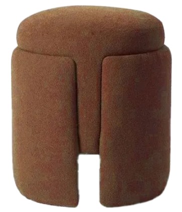 Alpha Full Upholstered Stool 5