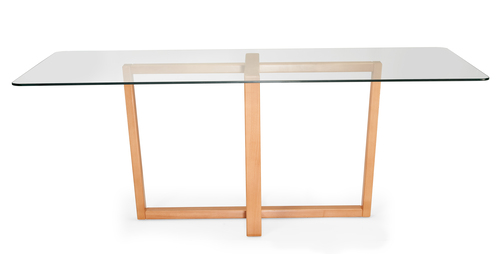 Overlap Glass Dining Table 0