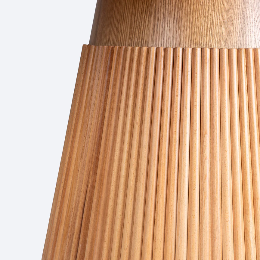 Empire Beech Wood Dining Table With Oak Veneer Finish 3