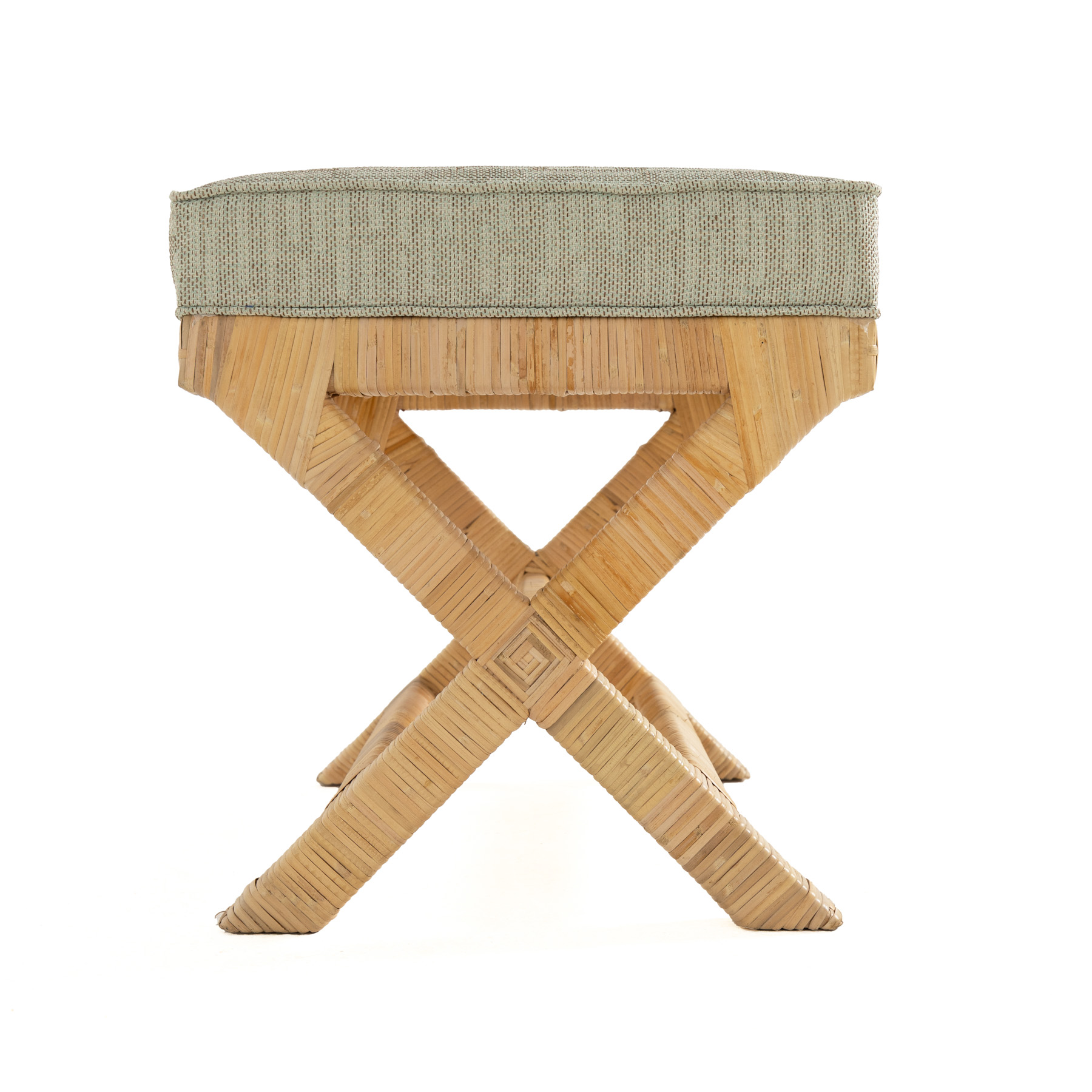 Hamptons X Stool With Cushion 3