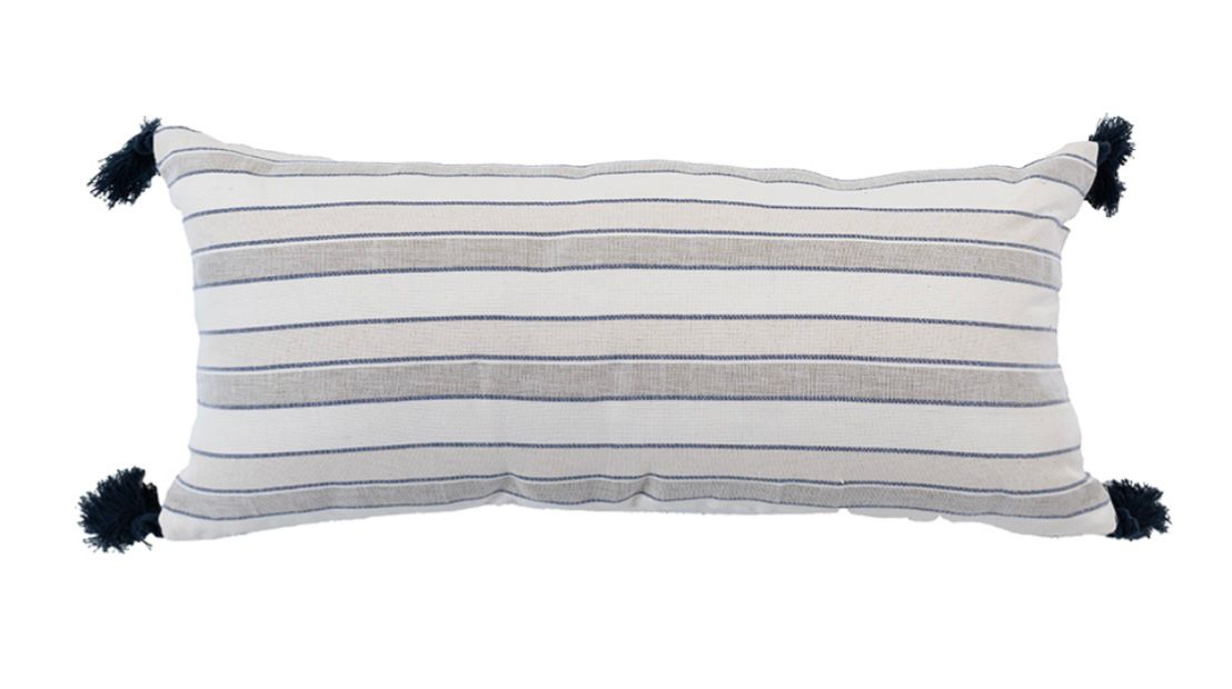 Muted Strips Akhmim Cushion 0