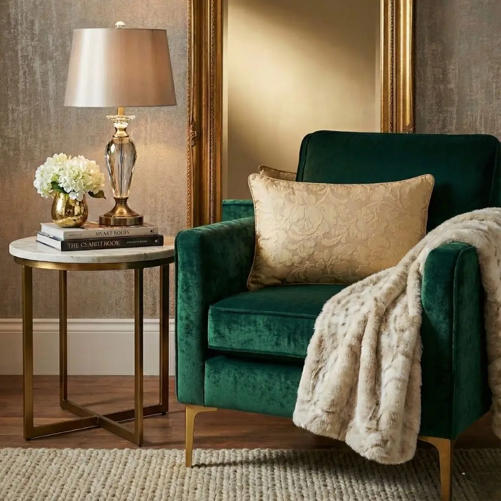 Florence Silk Rectangular Cushion – Light Gold 1