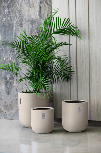 Fiber Glass Beige 3 pieces Set 0