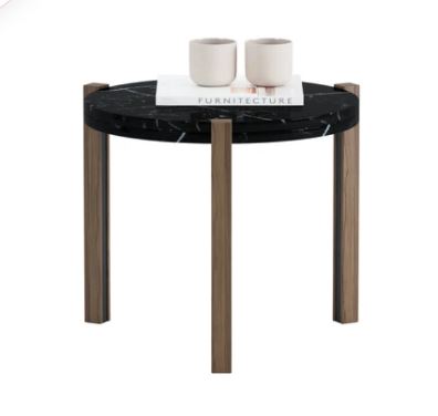 CI.RC Side Table black marble top 0