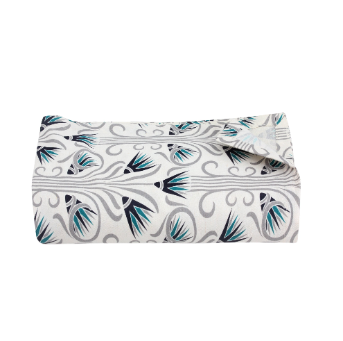 Blue Lotus Linen Tablecloth 0