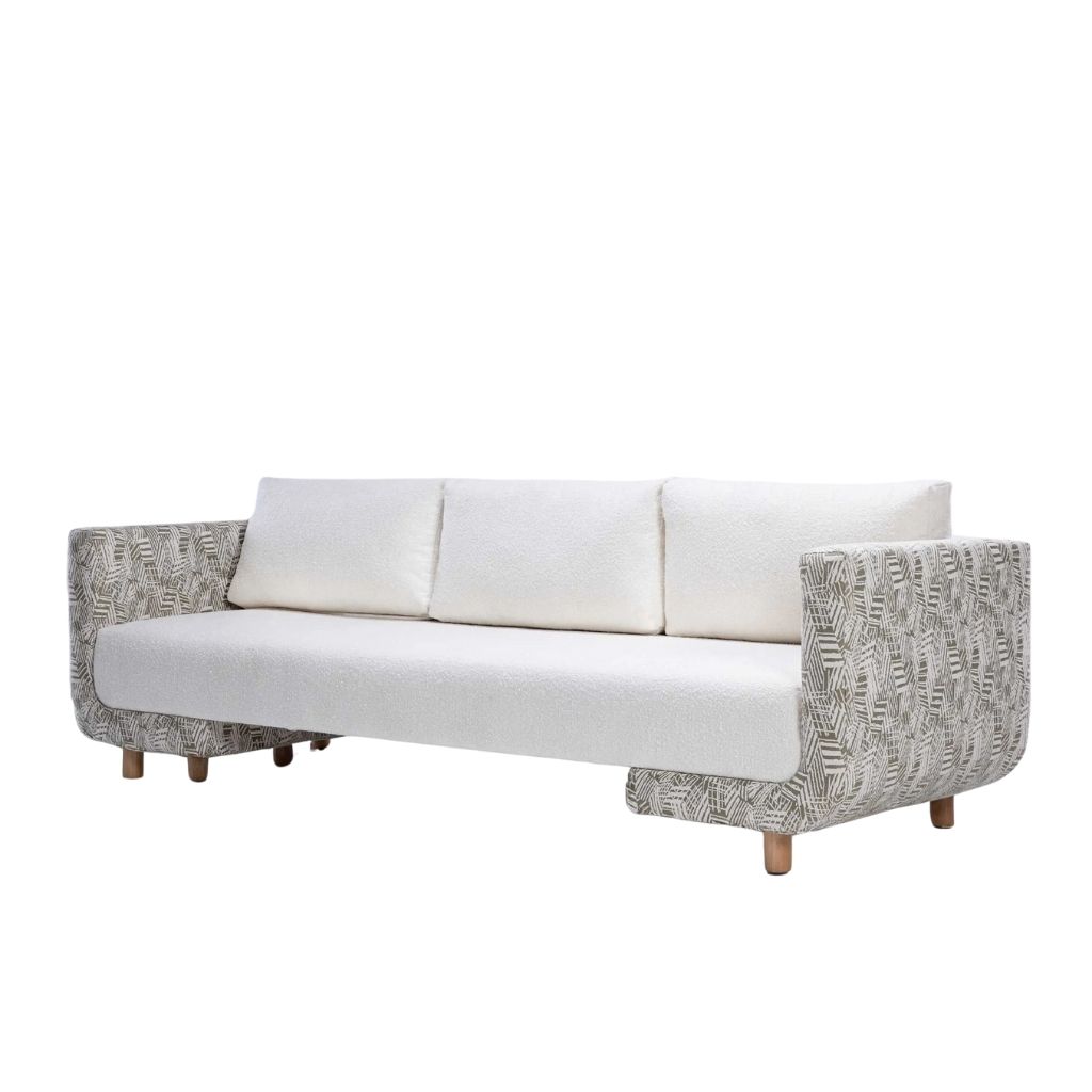 Noga Sofa With Solid Wood Frame 1