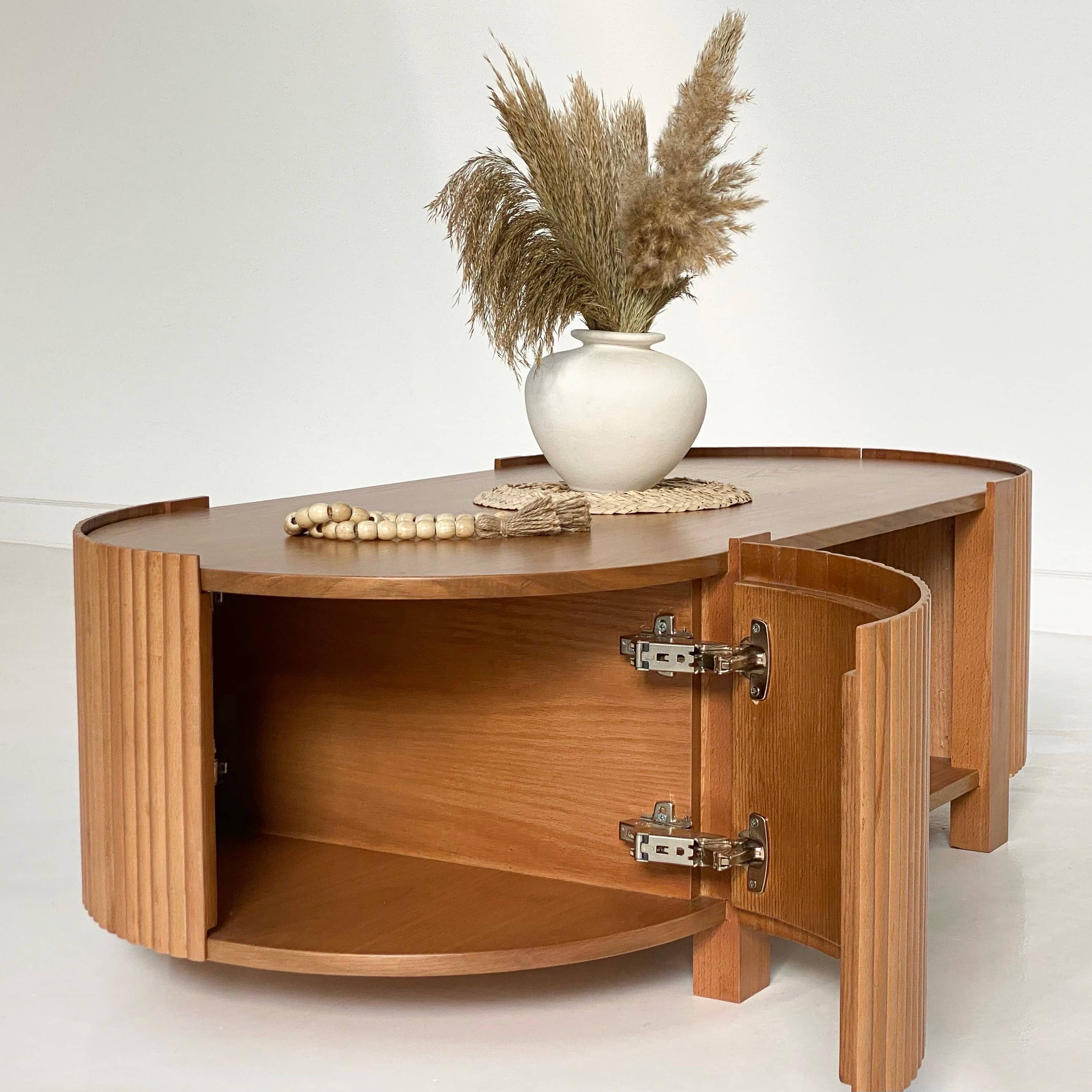 Fluted Door Table 3