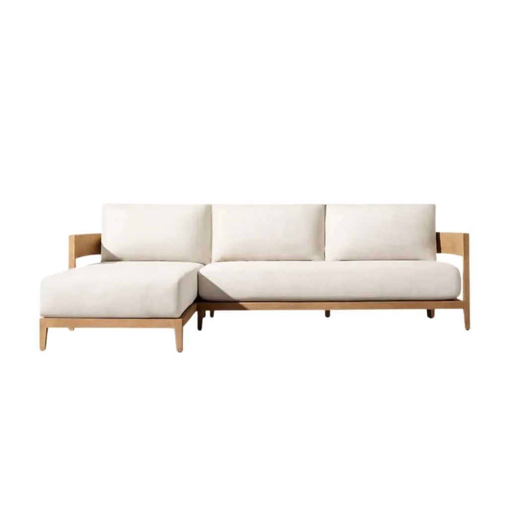 Curve Corner Sofa - Swedish Wood - Waterproof Upholstery 0