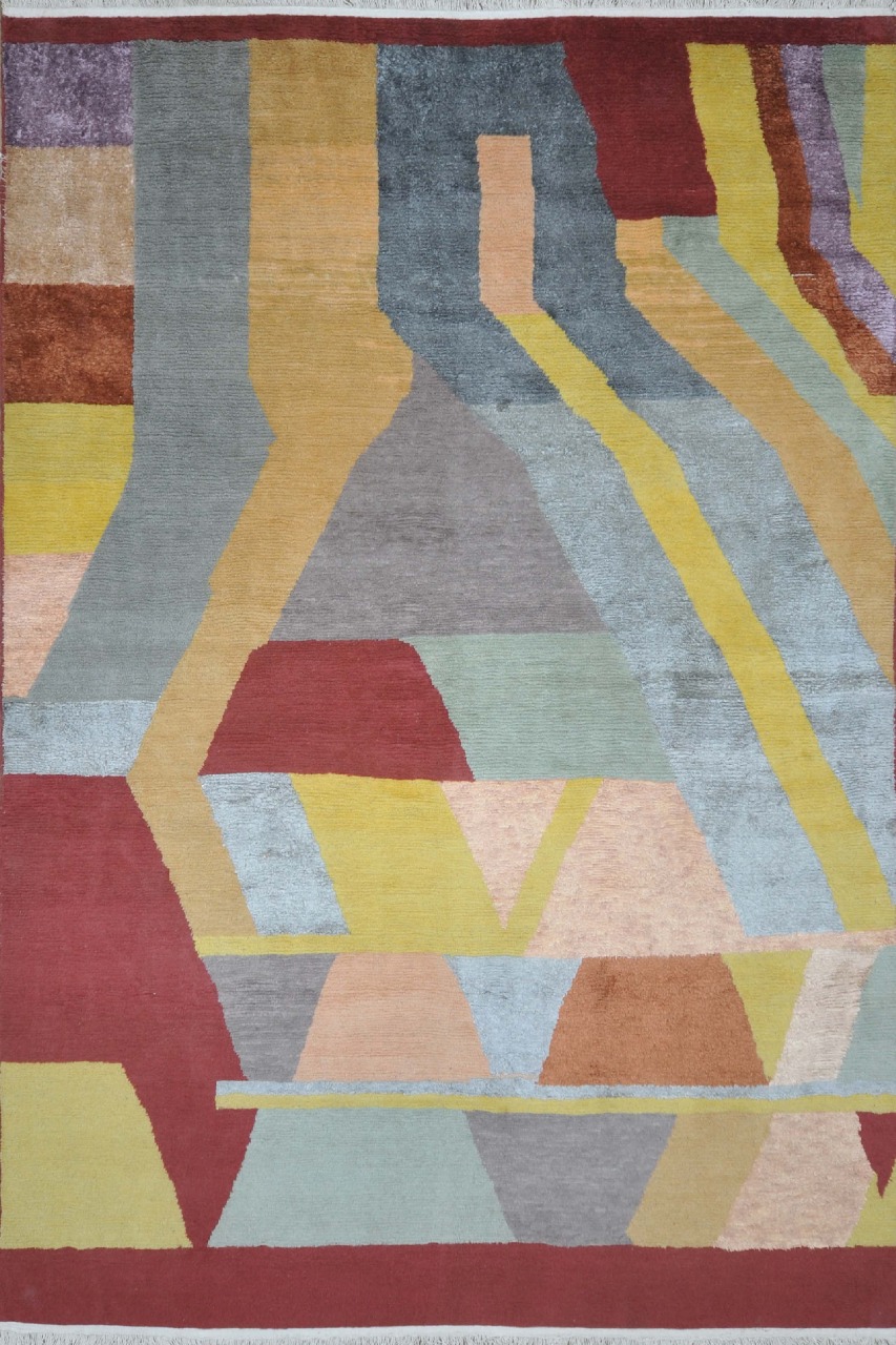 Hand Knotted Rug/Tribal Color Weave 0