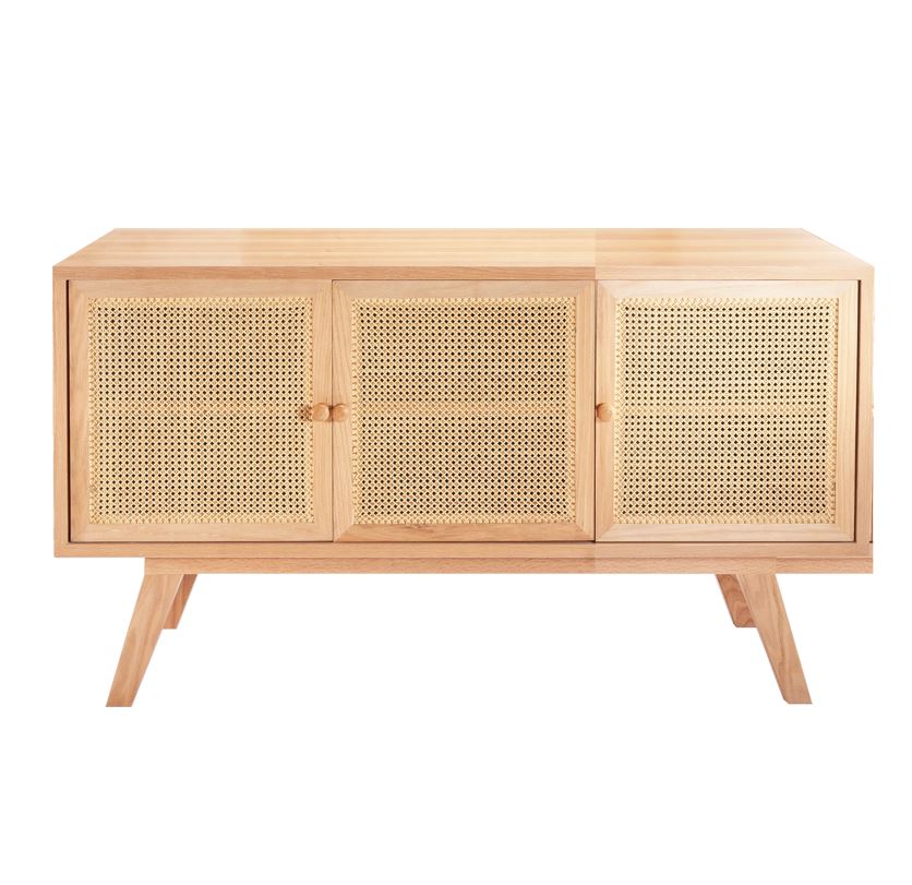 Sidra Cane Buffet - Boho Style 0