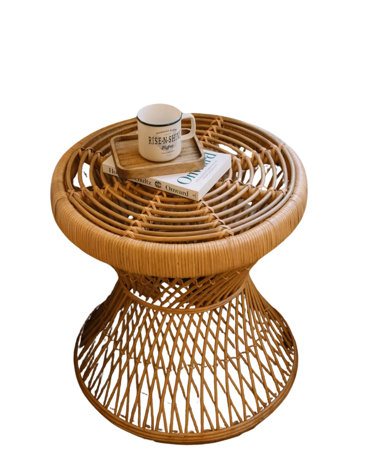 Florian Bamboo Side Table - Round Design - Net Body 0