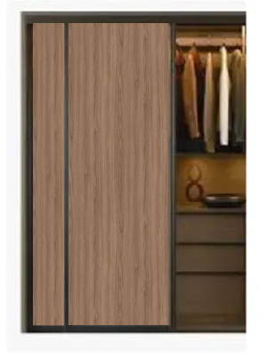 Compact 120 cm Wardrobe with Sliding Doors 0
