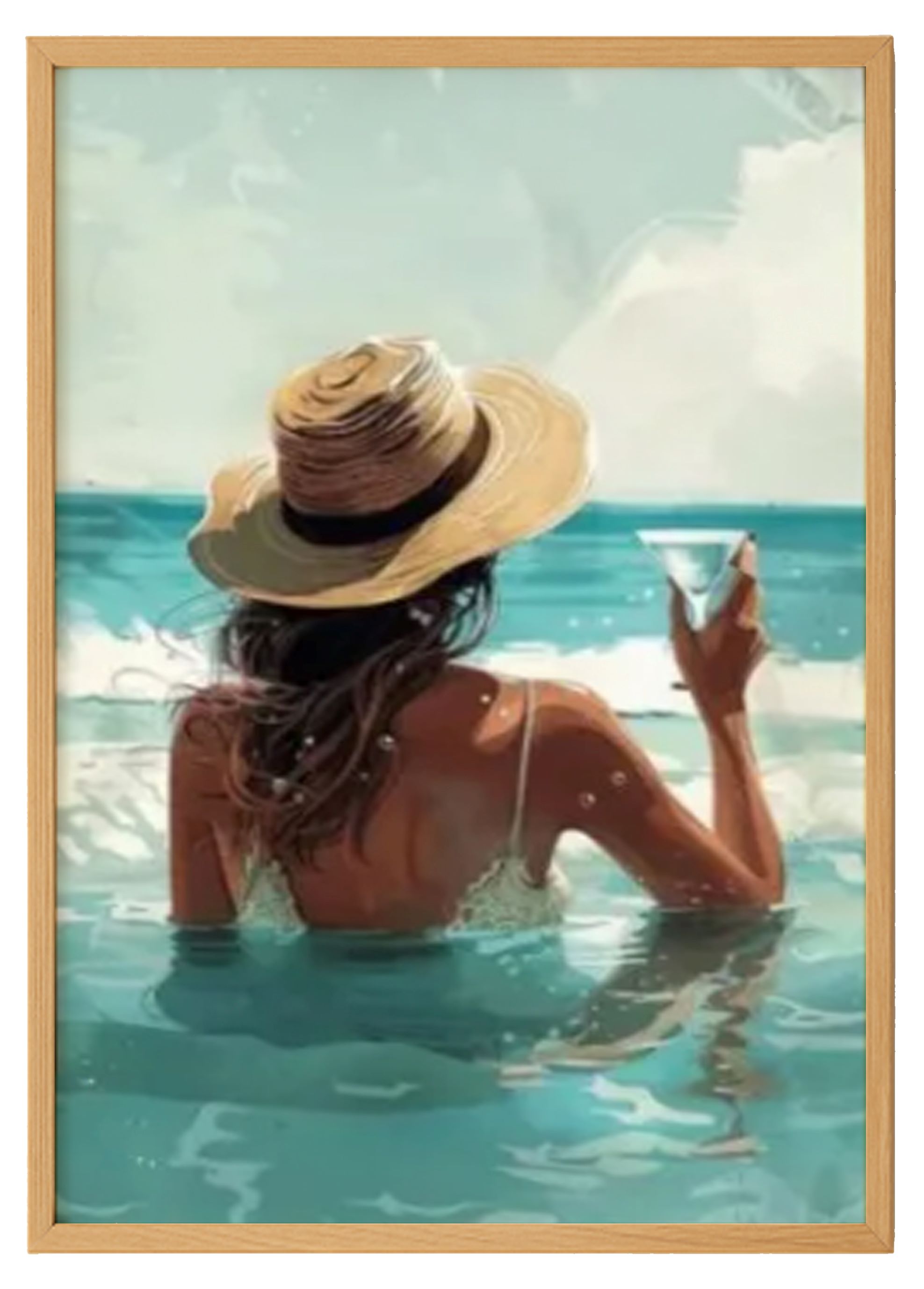 Beach Girl Print 0