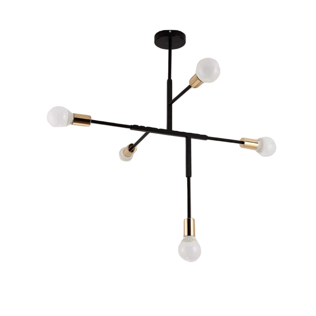 Karen Ceiling Lamp - Gold & Black -YL151-3B 0