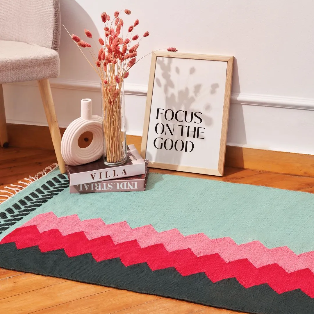 Soumak Cotton Kilim Rug 1