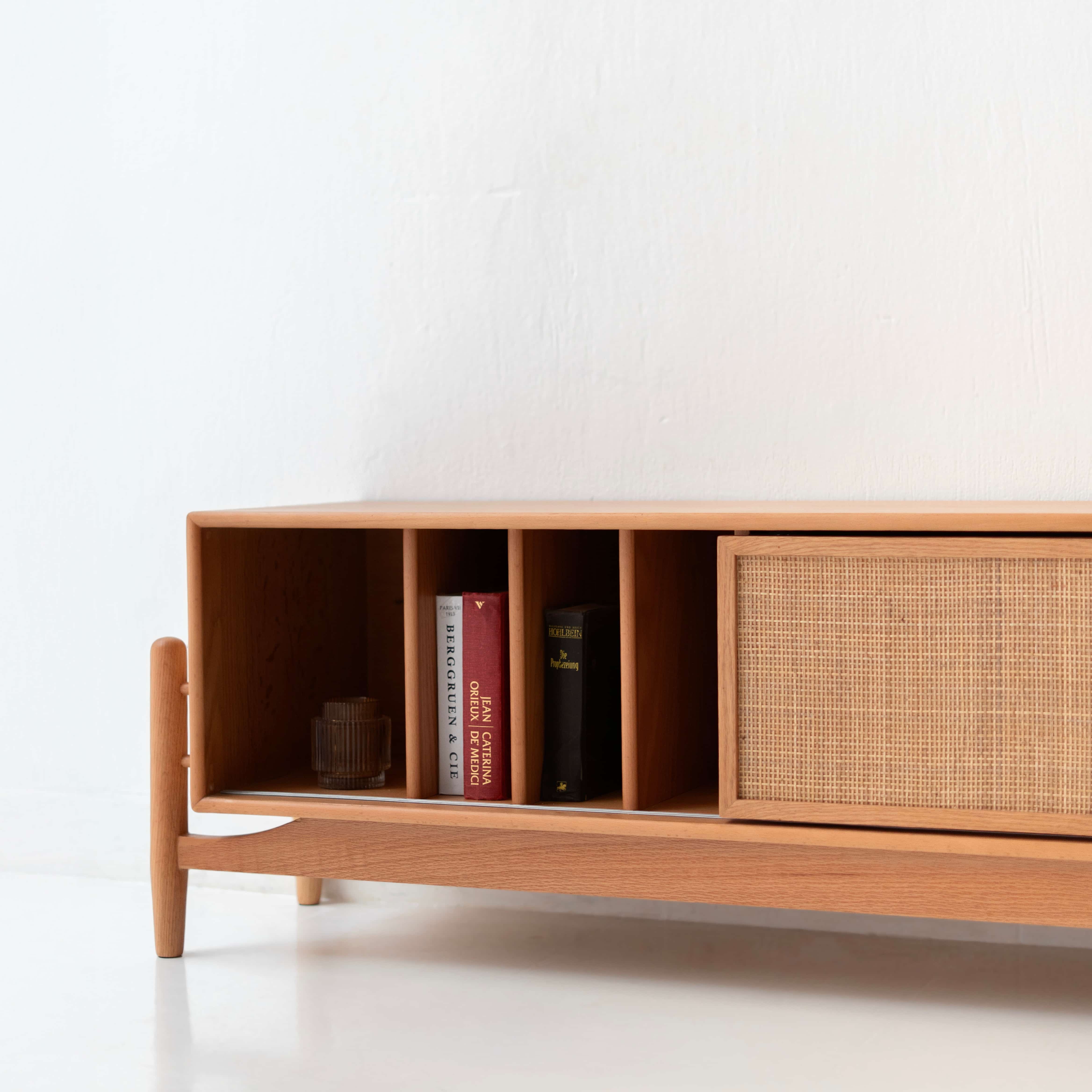 Birla TV Unit - Wood & Rattan Media Console 3