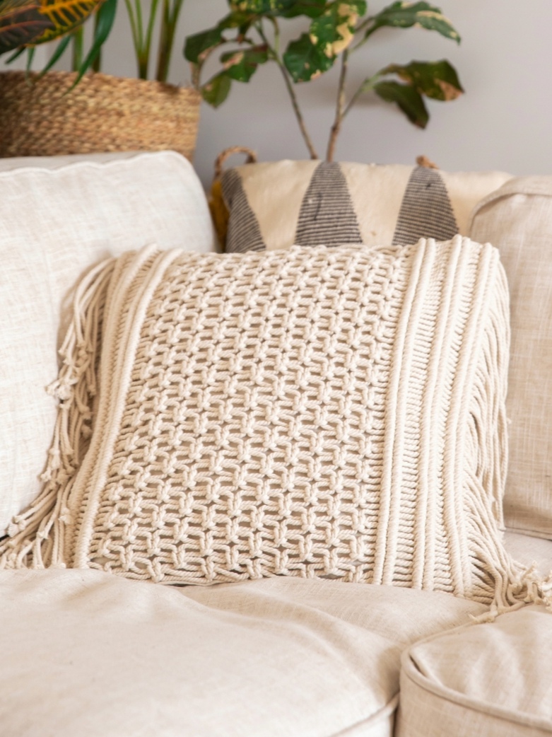 Net Macramé Cushion 0