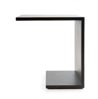 Bracket Table - Solid Wood - Slides Under Sofa 4