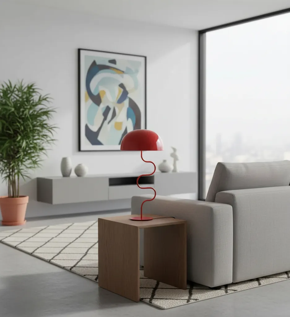 Red Table Lamp - YL1157 3