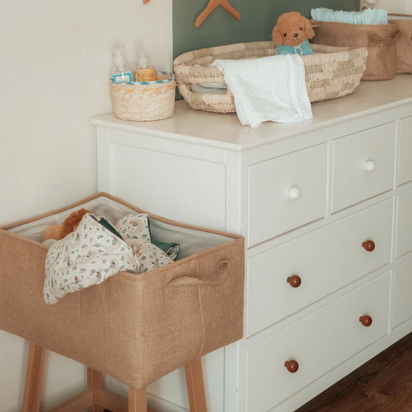 Jute storage basket 0