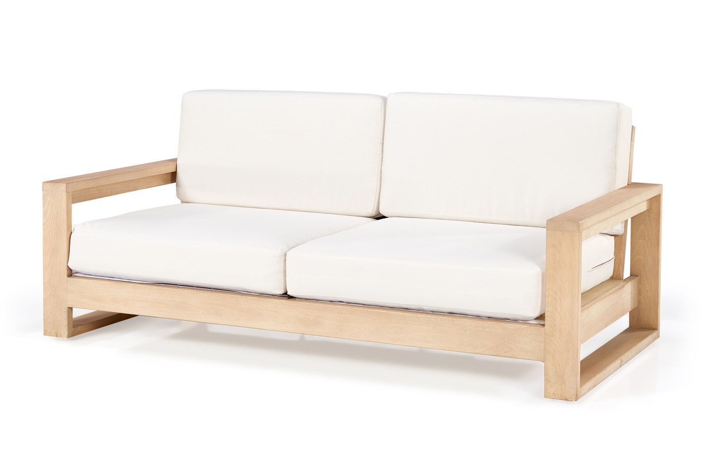 Brooklyn Outdoor Beech Wood Sofa 1