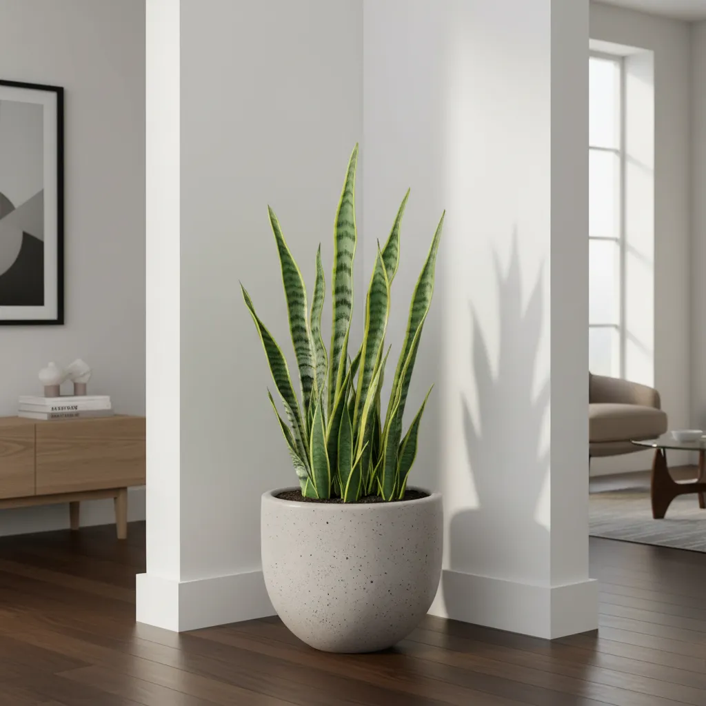 Grey Terrazzo Decorative Plant Pot - 40 cm 1