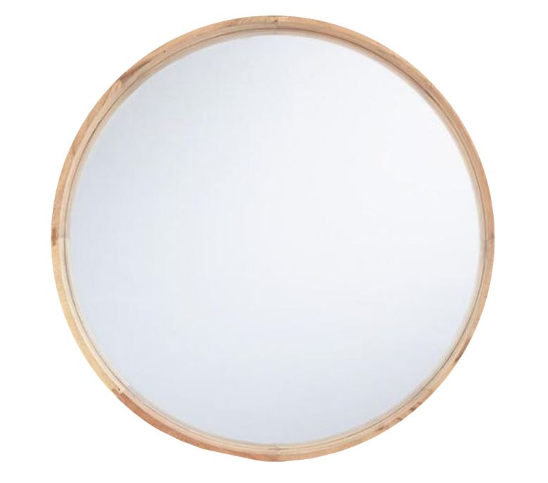 Ray Round Bamboo Wall Mirror 0