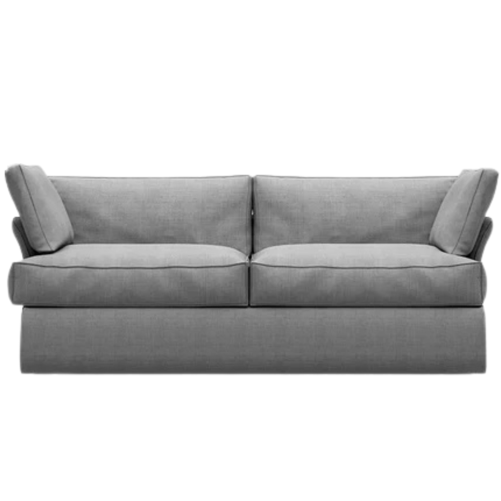 Plush 2 Seater Sofa With Beech Wood Frame