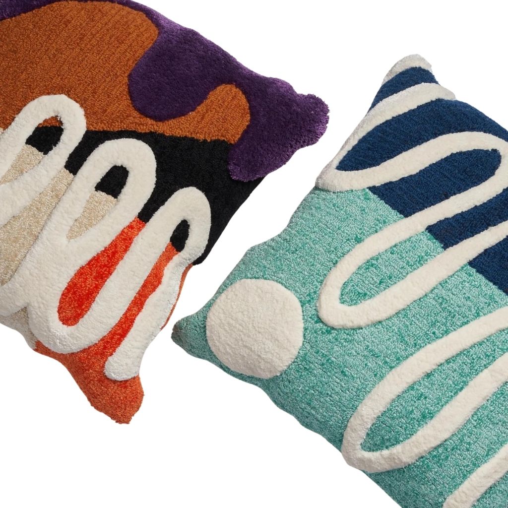 Doodle - Tufted Wool Cushion 2