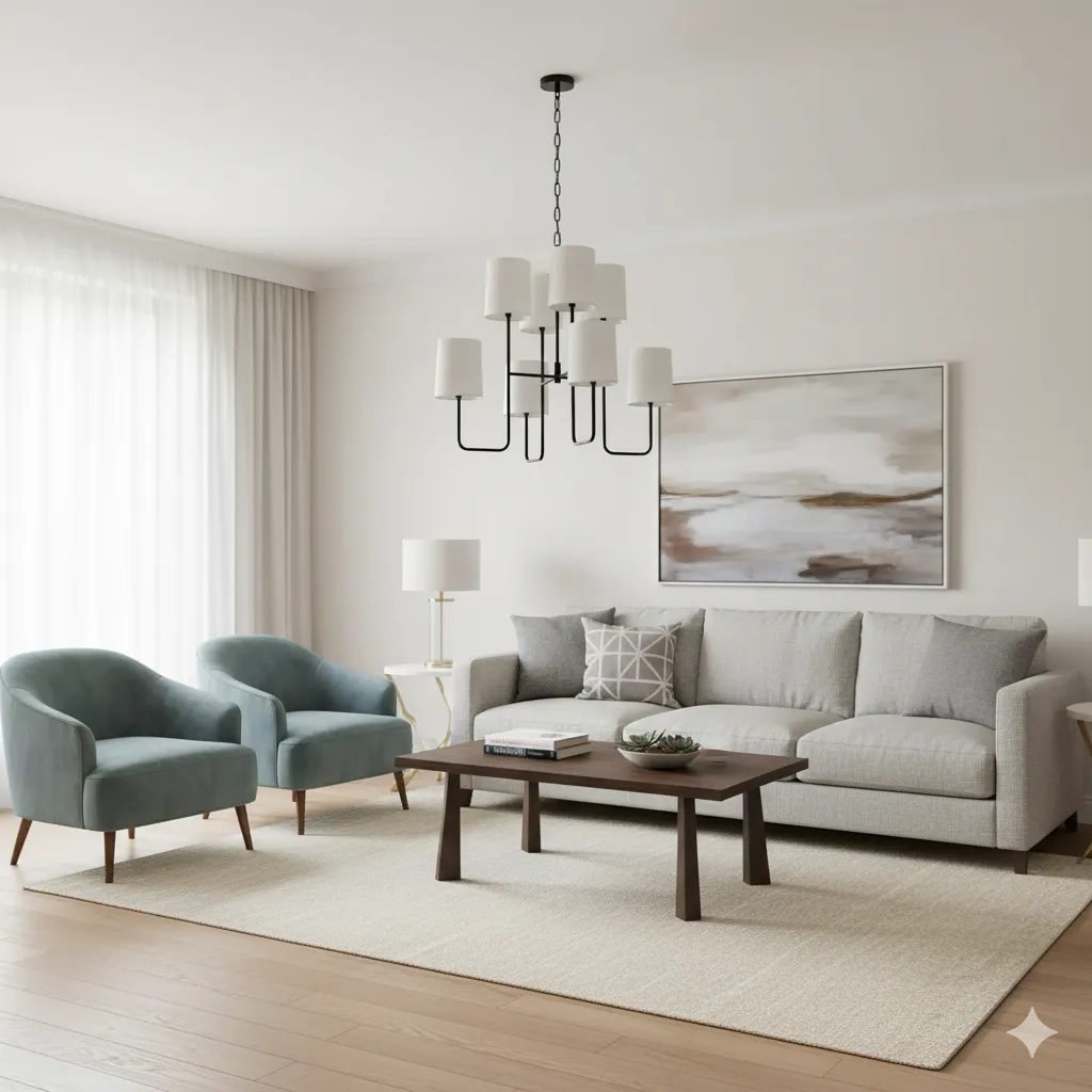 Ceiling Lamp Black And White - YL787 2