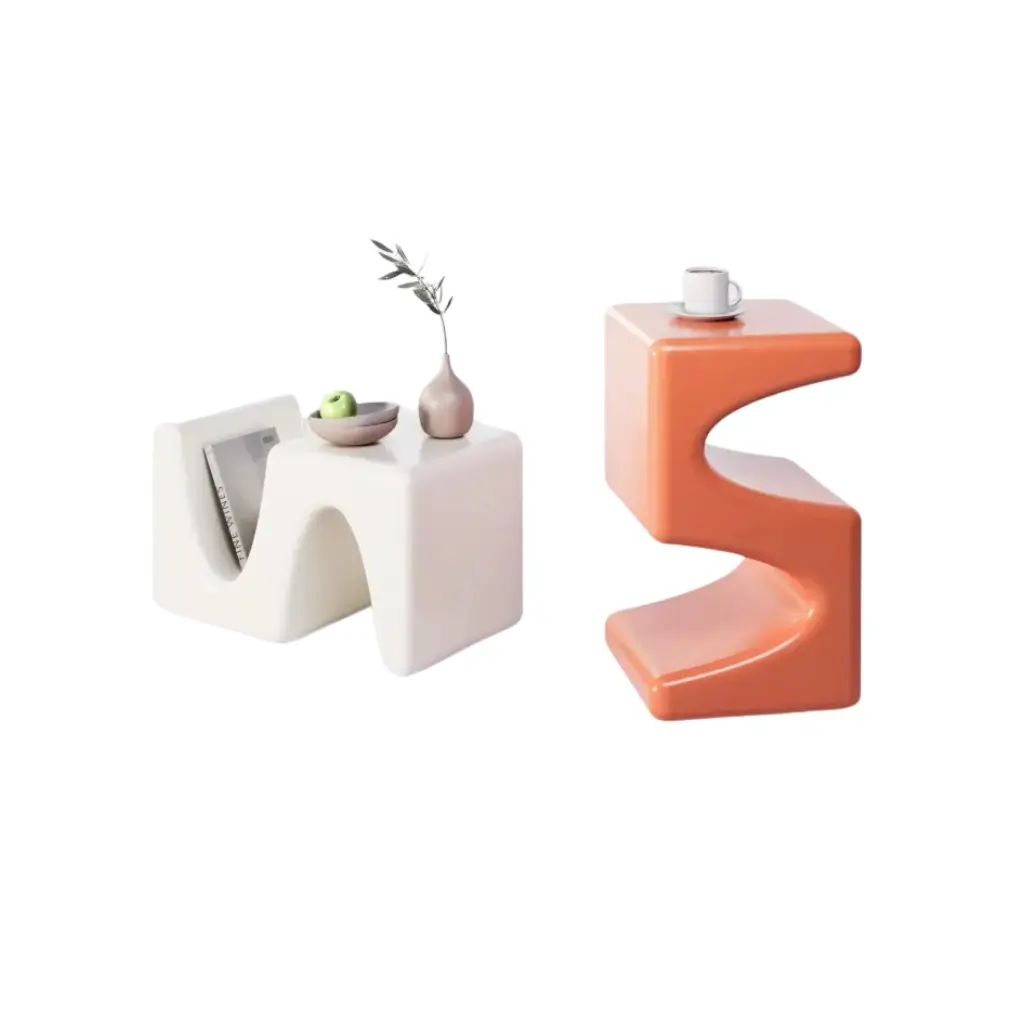 Soa II Side Table – Modern Fiberglass Form 0
