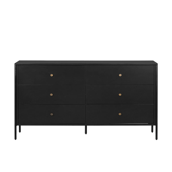Le Noir Chest Of Drawers - Solid Oak Wood & Oak Veneer 1