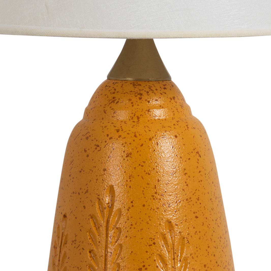 Falling Leaves Mustard Lamp 1