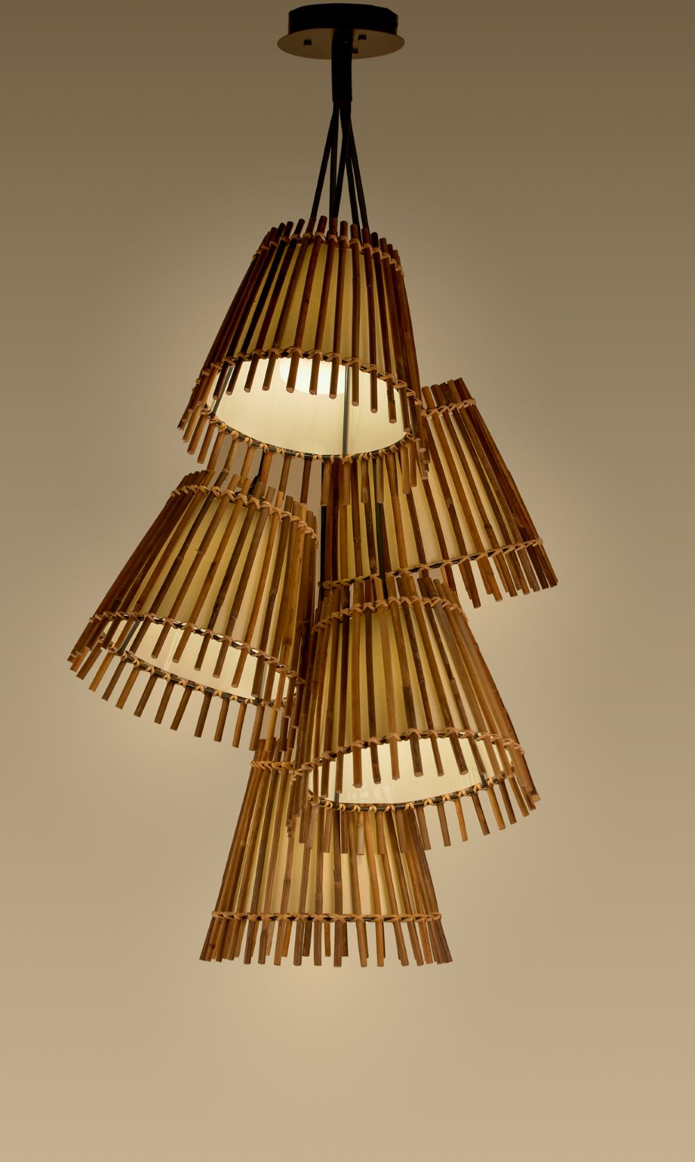 Beams Bamboo Ceiling Lighting 5 Chapeau 0