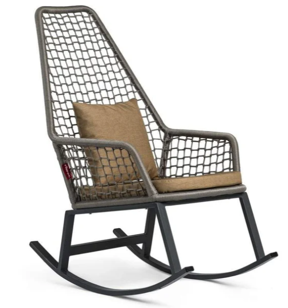 Reckly- Metal Rocking Chair 0