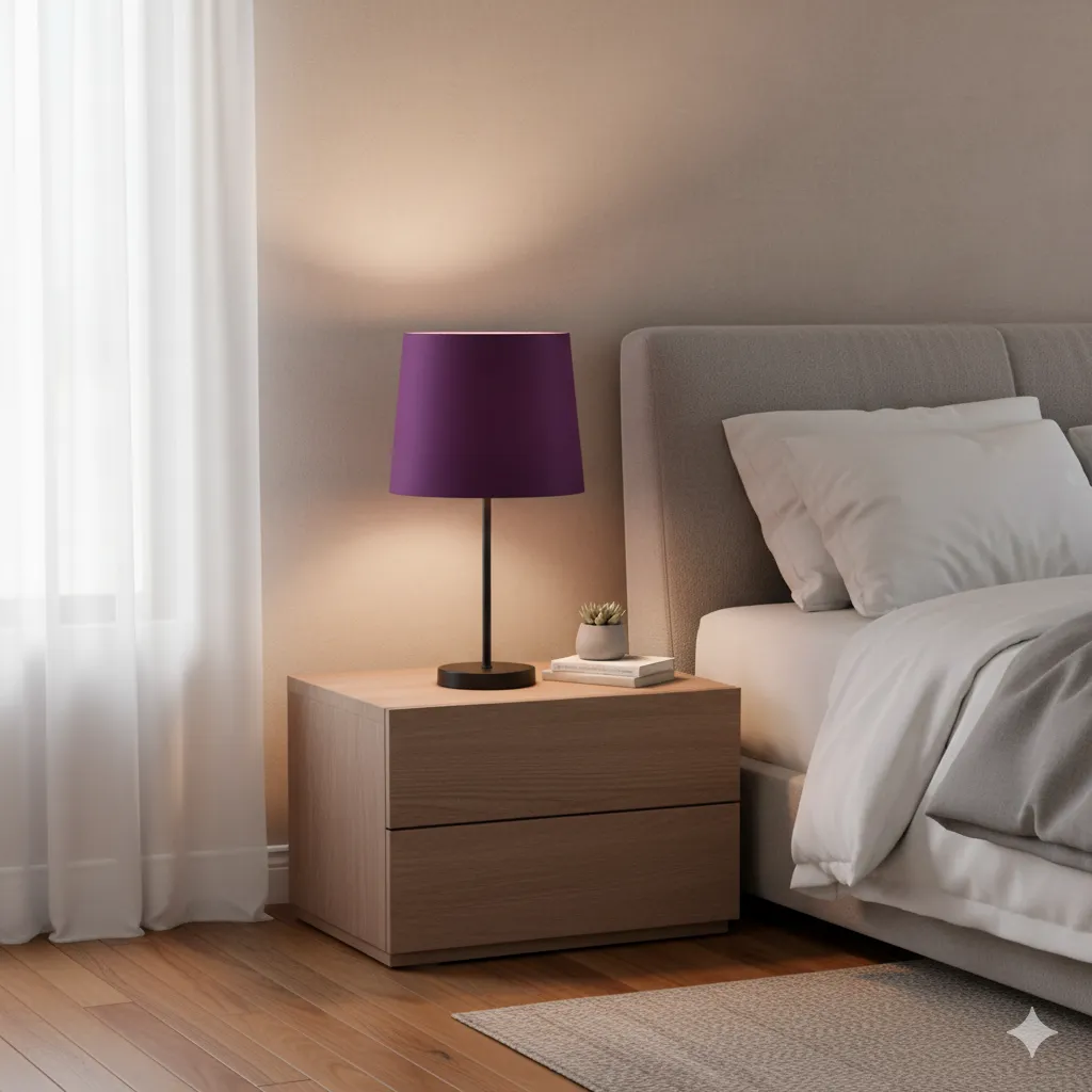 Table lamp -  Black & Purple 5595 1