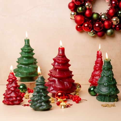 Medium Christmas Tree Candle 1
