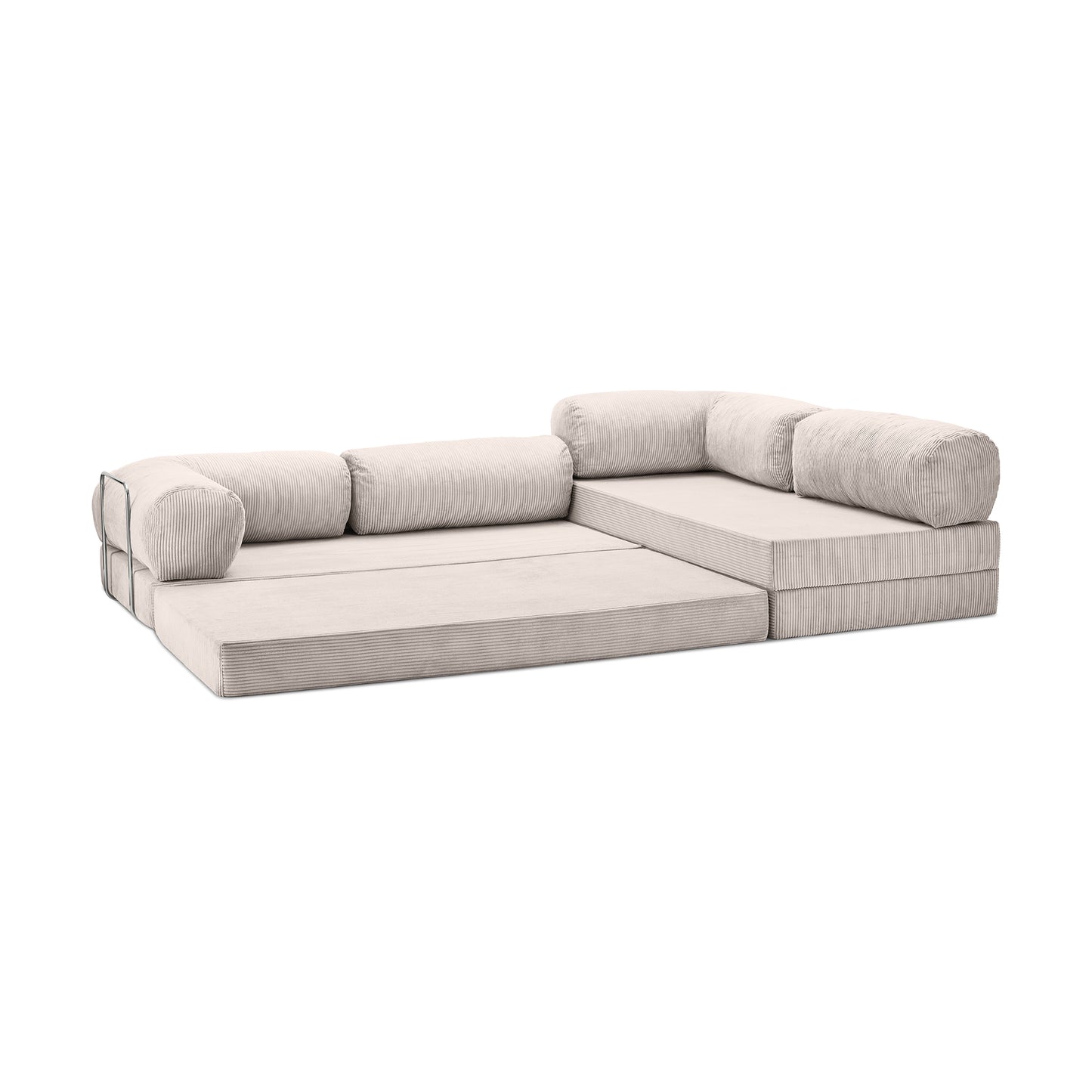 Teddy Sofa Open End L-Shape - Off white 3