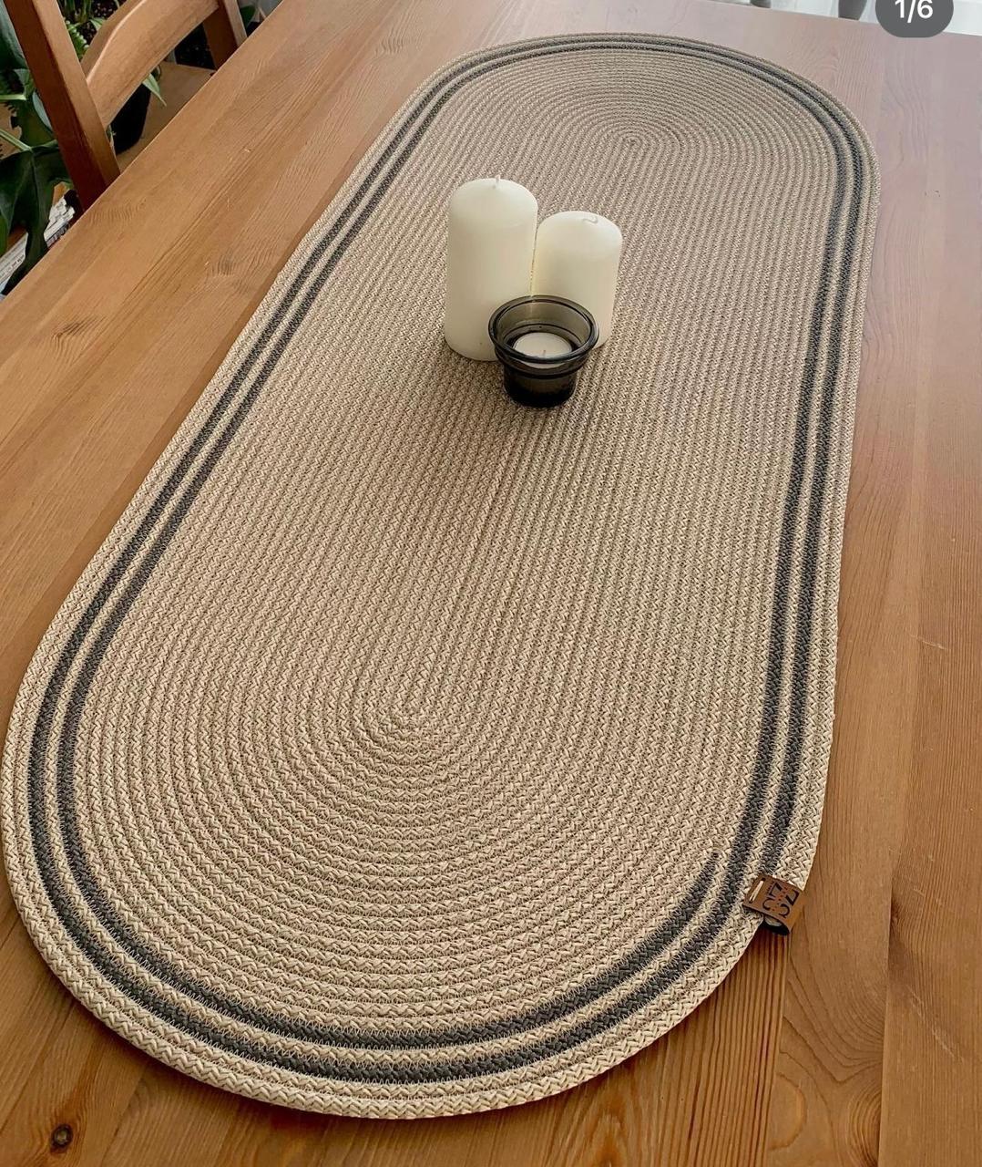 Handmade Woven Table Runner 110cm 0