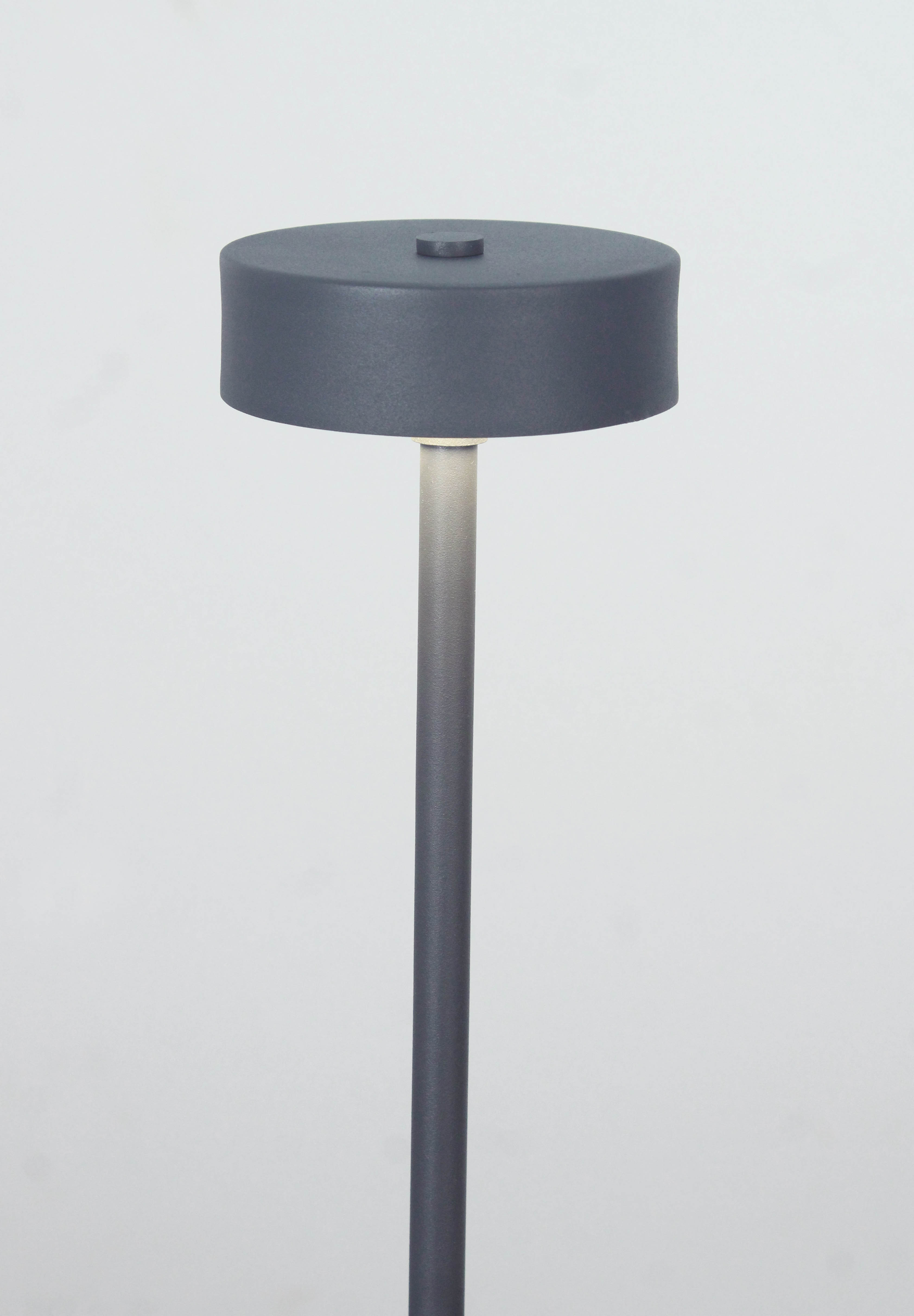 Modern Steel & Plexi Table Lamp Grey With LED Light - YL-TL-744N-N 4