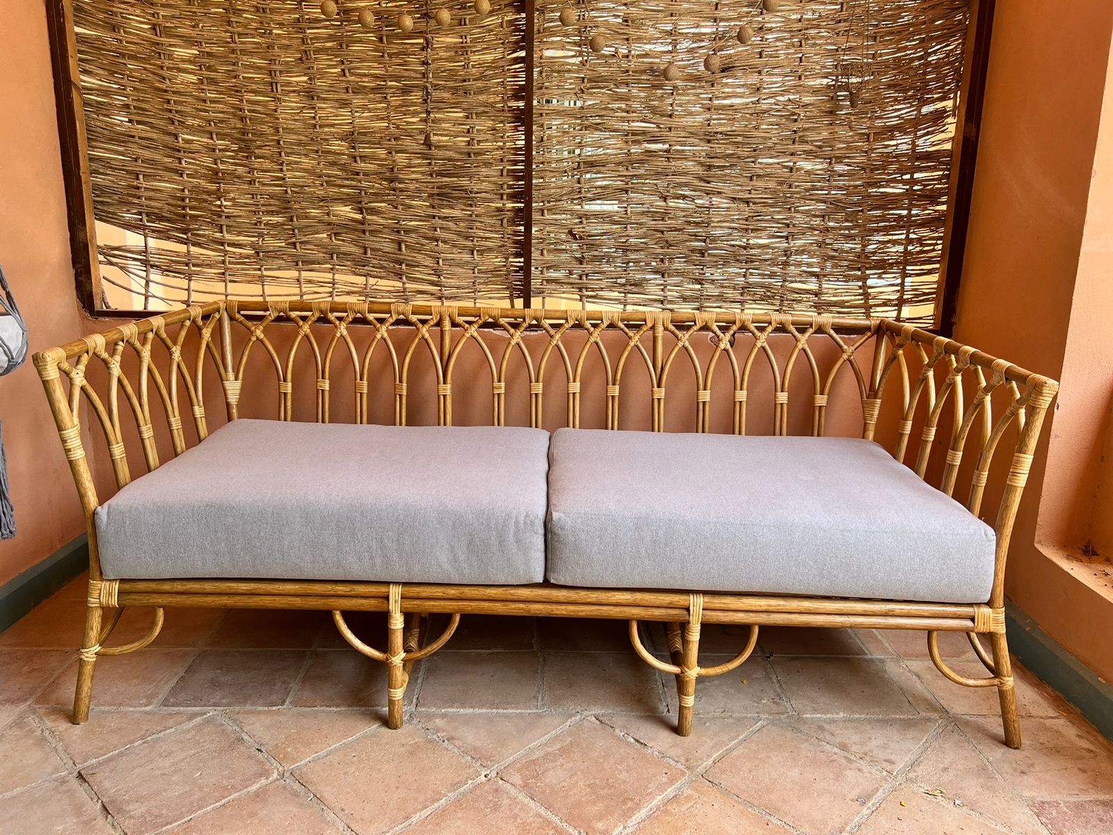 Devina Bamboo Sofa 1