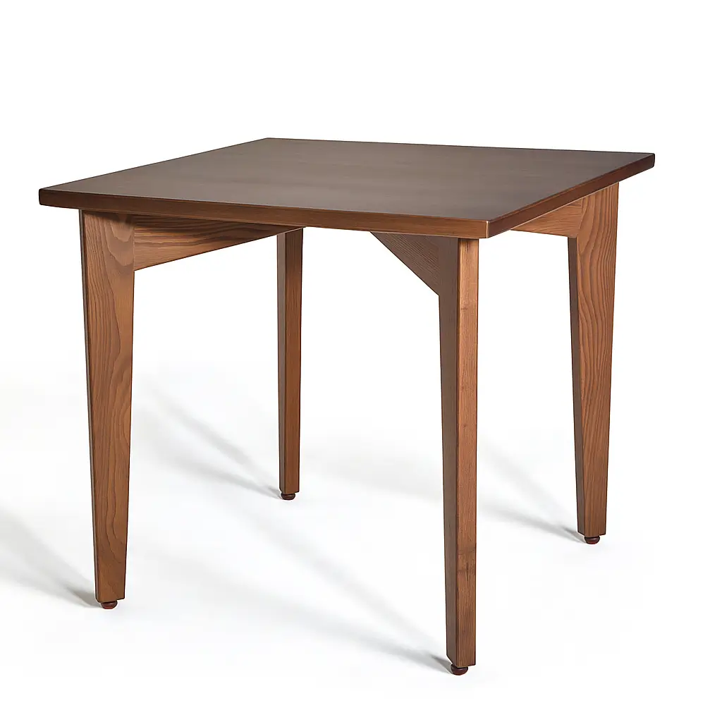 طاولة جانبية أورجامي مستطيلة بتشطيب قشرة خشبية 0