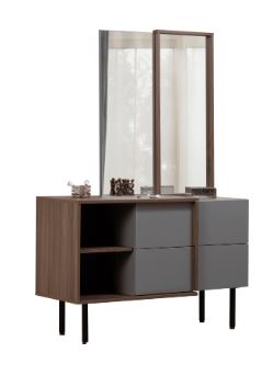Flare Wooden Dresser With Two Shelves 0