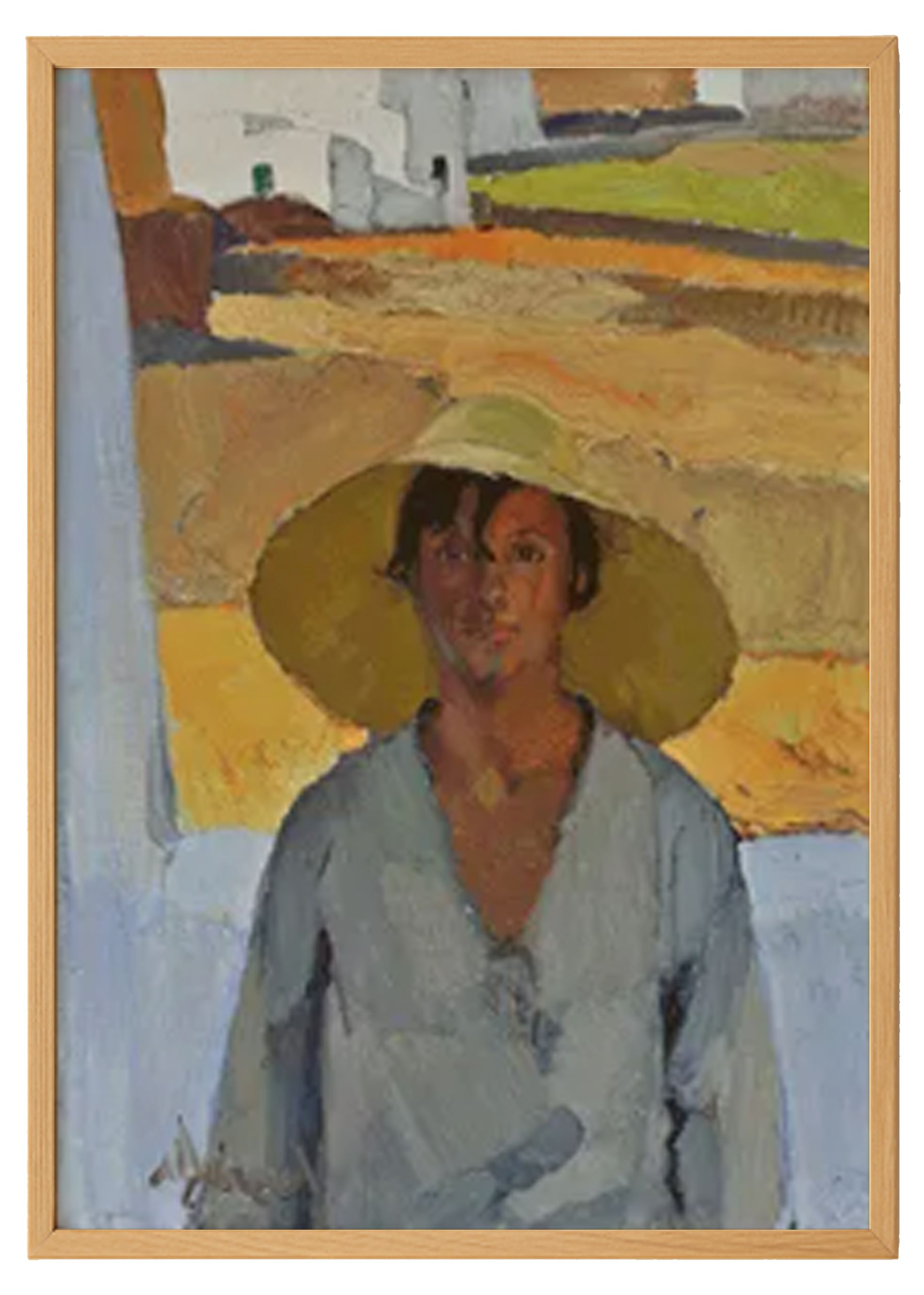 Classic Painting The Straw Hat image