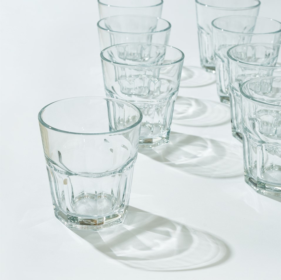 Casablanca Short Glass Cup - Set of 12 1