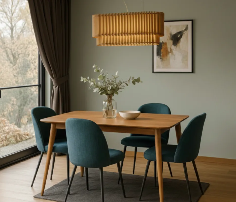 Piano Double Bamboo Ceiling Lighting 1