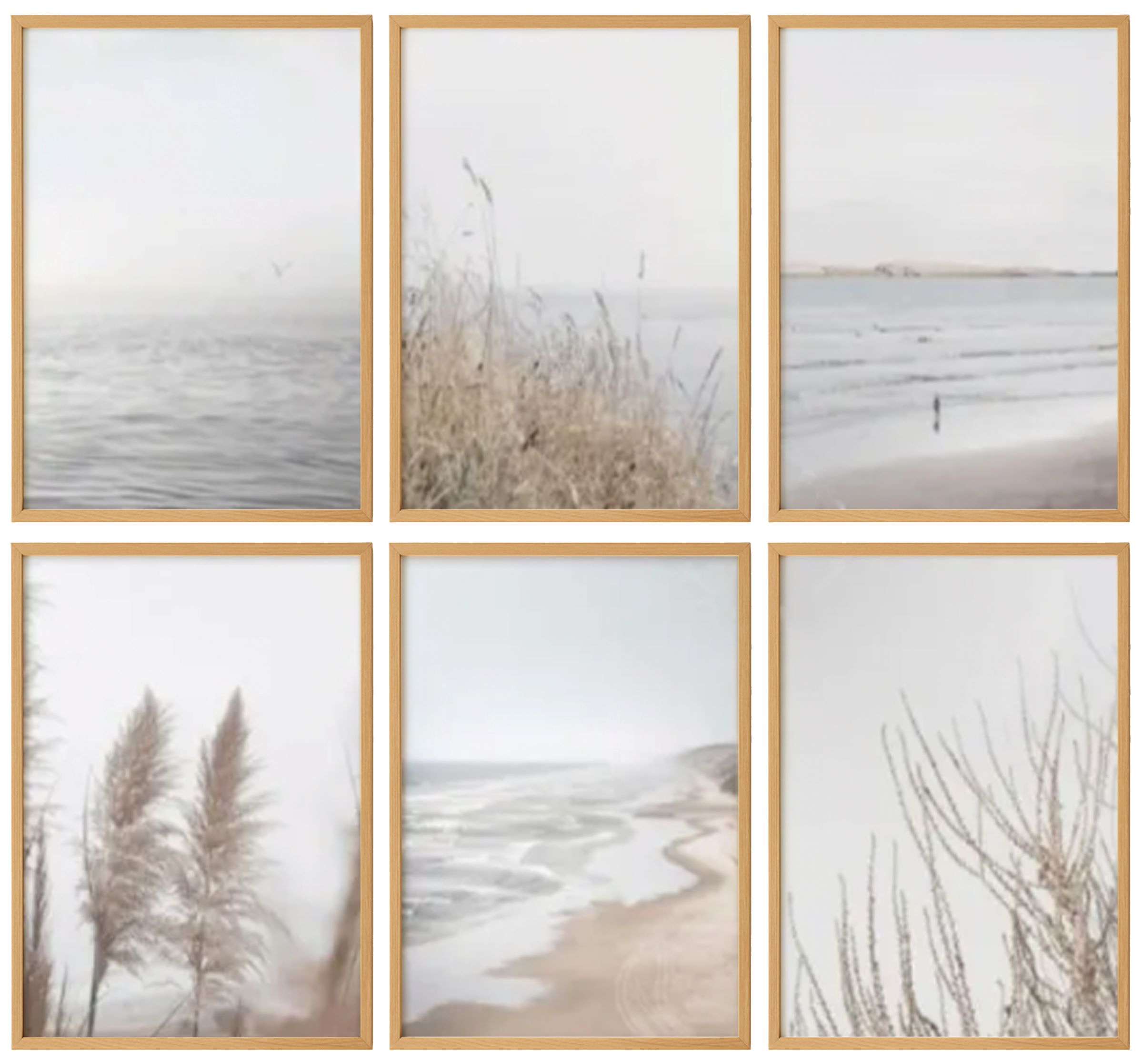 Beach Gallery Wall Set of 6 0