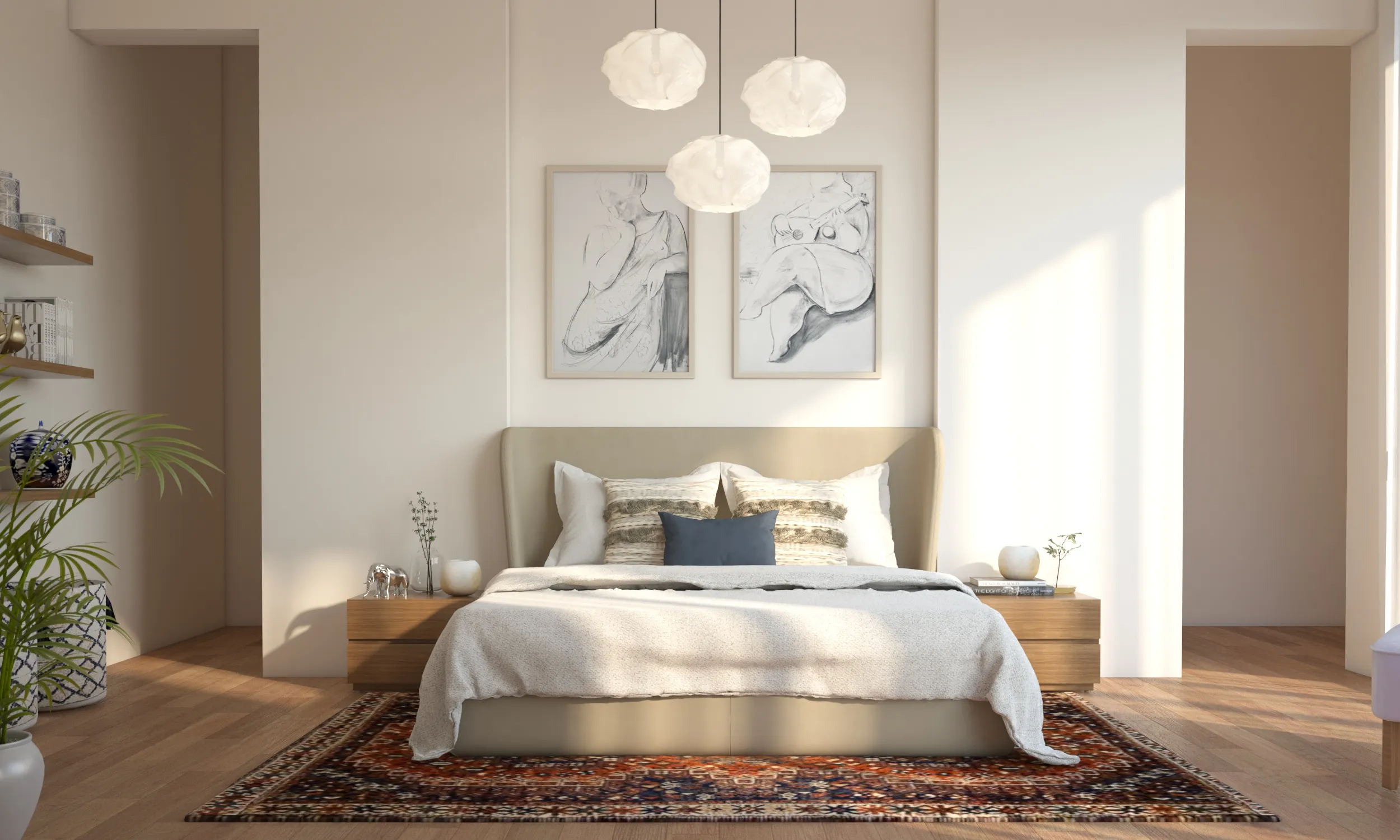 Cato Night Table With 2 Drawers 7