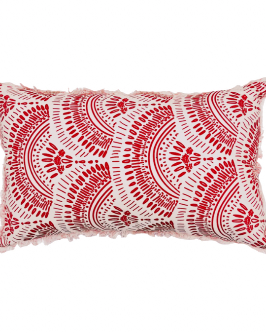 Red Lotus Cushion  0